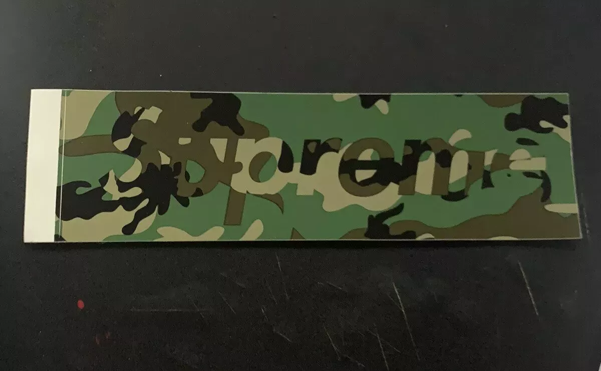 Box logo cheap supreme camo