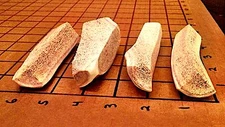 4 Small Quarter Split Elk Antler Dog Chews! Free Shipping