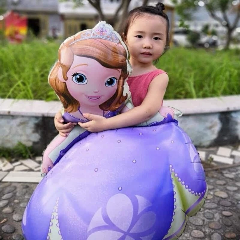 (Pacote com 3) Decorações de buquê de balão Sofia The First Party Supplies - Imagem 3 de 4