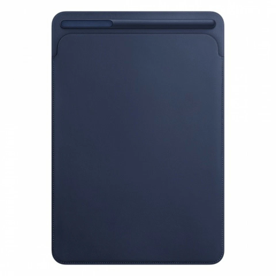 GENUINE Apple iPad Pro 10.5" Leather Sleeve Cover Case MPU22M/A | Midnight Blue - Image 2 of 4