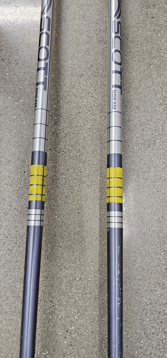 Scott Vintage Sun Valley Grey Alpine Downhill Ski Poles