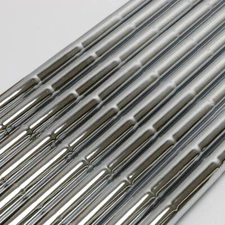 10 NEW MAGNUM XL REGULAR FLEX STAINLESS STEEL IRON SHAFTS (370 40") +11 FERRULES