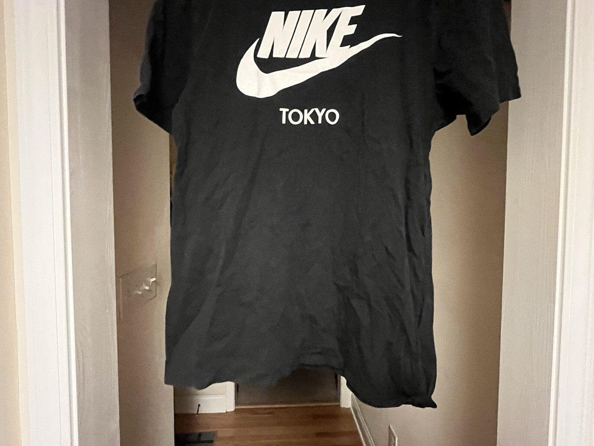 Nike Tokyo Japan Exclusive Black Japanese Men's Shirt XL Nike Tokyo Japan Exclusive Black Japanese Men's Shirt XL
