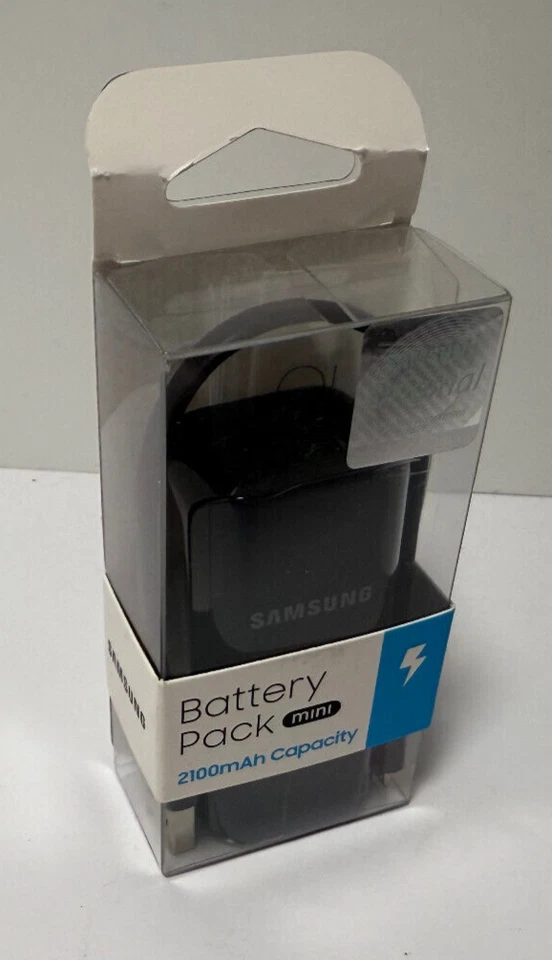 Nuevo Samsung Batería Mini 2100mAh Capacidad USB a Micro USB Cable Foto 3 de 4