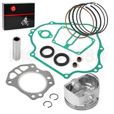 ENGINE REBUILD PISTON KIT RINGS GASKET SEAL For KAWASAKI MULE 600 610 SX KAF400