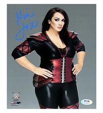 WWE NIA JAX SIGNED 8X10 AUTOGRAPHED PHOTO FILE PHOTO WITH PROOF AND PSA COA 1