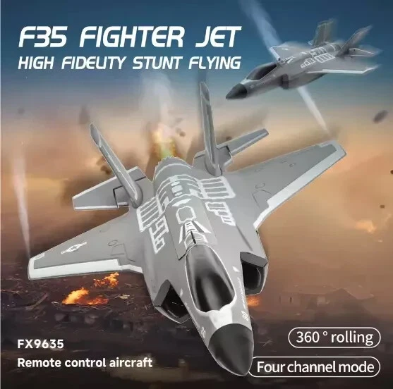 RC F35 Lightning 35mm EDF Jet 2.4G Brushless Gyro RTF With 2 Batteries AU Stock - Image 3 of 4