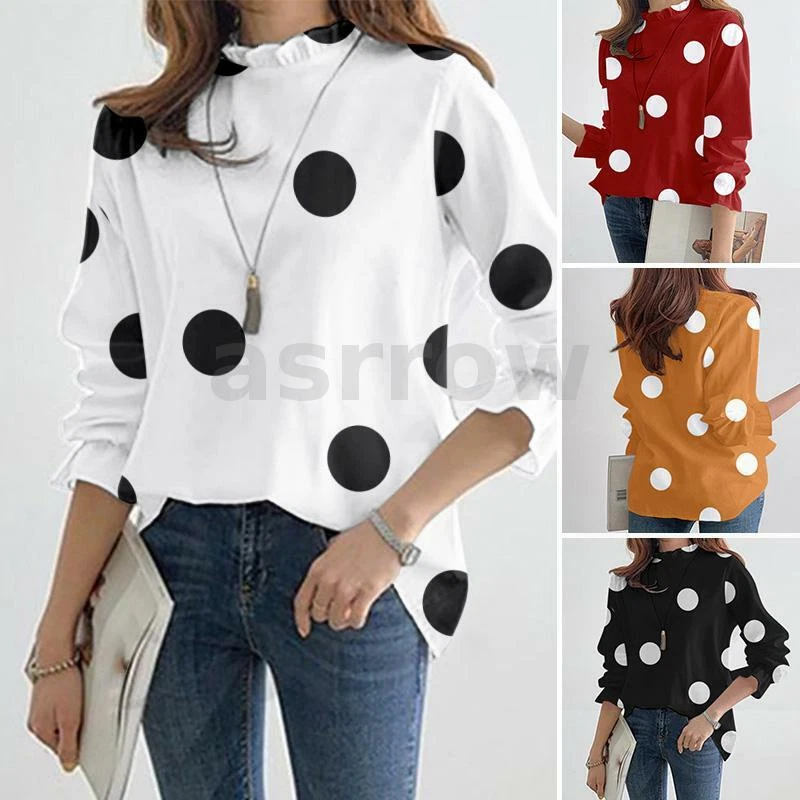 polka dot: Women's Tops & Dressy Tops