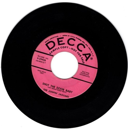 Jumpin' Jaguars - Knock-Kneed Nellie from Nashville / Shut the Door Baby Promo - Picture 11 of 12