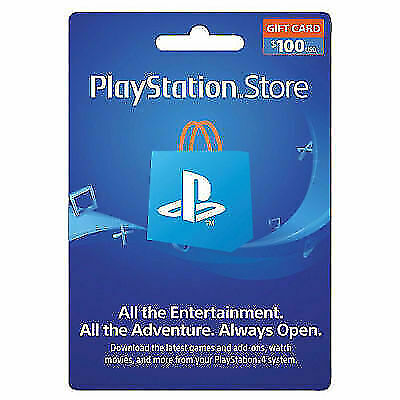 Sony PlayStation PSN100 $100 Gaming Gift Card for sale online