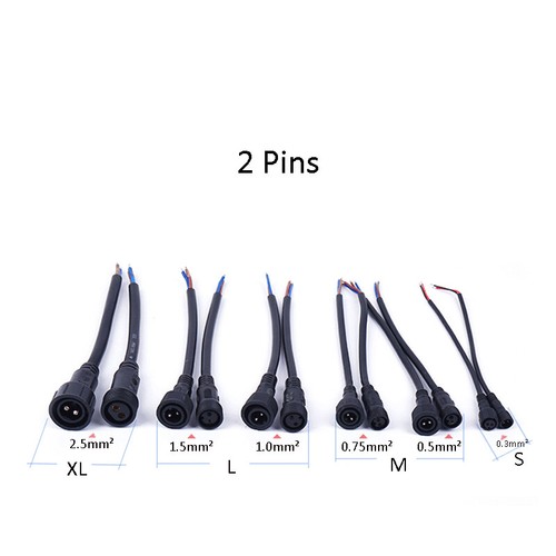 4 Pin Waterproof Male Female Connector Plug Power Cable Socket Electrical Wire - Picture 8 of 15