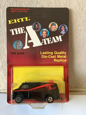 Die Cast ERTL 1:64 1823 Van-GMC ''A-Team'' versiegelt (DG131-19R1/4)