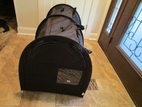 Mispace Portable Twin Compartment Show House Cat Cage/Condo Easy Fold & Carrier - 第 4/6 張圖片