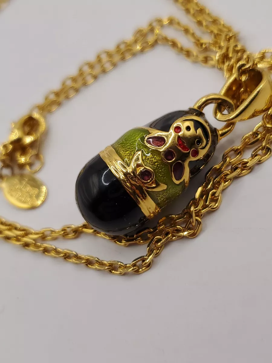 Joan rivers gold egg necklace sale