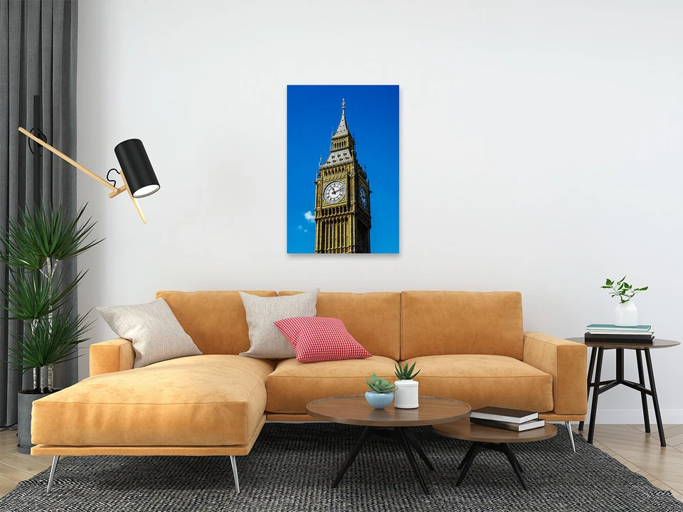 Llamativa Torre del Reloj Londres Reino Unido Arte Decoración de Pared - PÓSTER 20x30 Foto 2 de 4