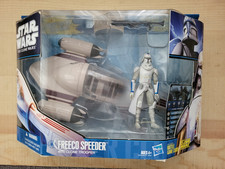 NEW SEALED Hasbro Star Wars The Clone Wars Freeco Speeder Vehicle Clone Trooper