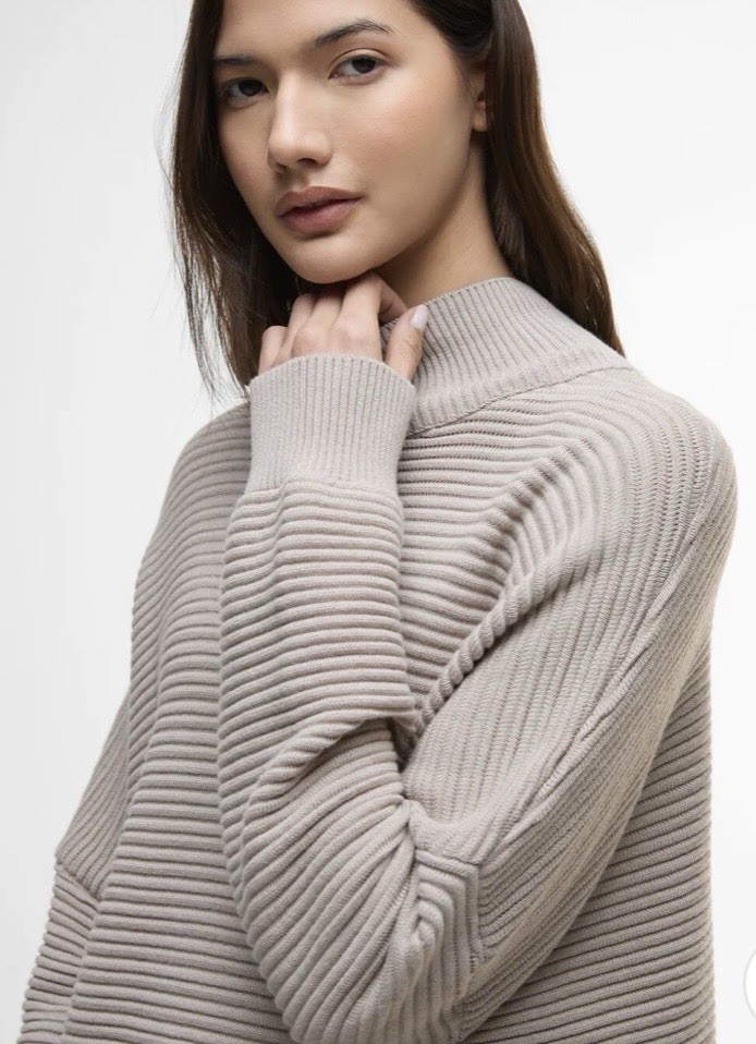 BNWT Barbour Kaia Funnel Neck Knit Oversized Jumper Top Sold Out Size 10-14 £99 image 4