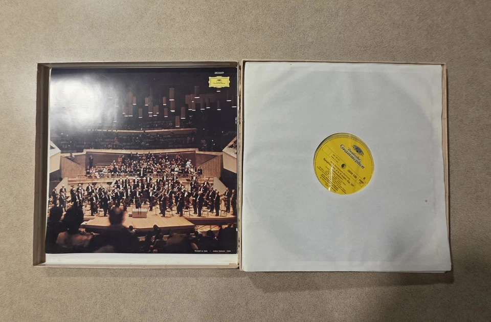 Felix Mendelssohn Bartholdy 5 Symphonies Karajan Berlin Orchestra Set of 4 LPs - Image 3 of 4