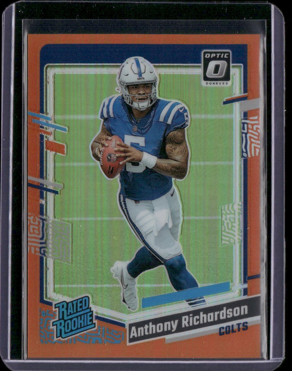 2023 Donruss Optic #247 Anthony Richardson Orange #/249