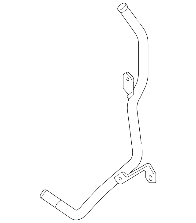 Оригинальная водопроводная труба масляного охладителя Nissan 2004-2015 Titan Armada 14053-7S010 - Изображение 3 из 4