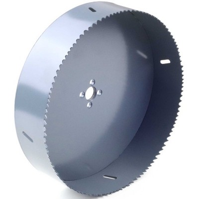 BiM Lochsäge 200mm bis 45mm Tiefe 5/8x18UNF Bohrkrone für Metall Holz Rigips PVC