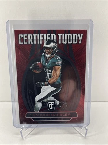 2024 Panini Totally Certified Football Mirror Red Saquon Barkley #19