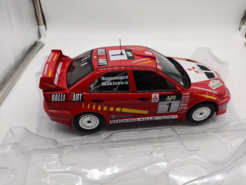 Mitsubishi Lancer Evo Rally Australia #1 Makinen 1/18 Ixo Models Altaya - Immagine 4 di 4