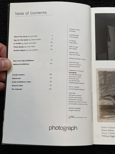 Vintage 2009 Complete Year - Photograph Magazine NYC - V8 - Bild 7 von 20