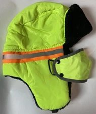 Winter Earflap Ski Fur Warm Mask Hat Aviator Russian Thermal Outdoor Trapper Cap