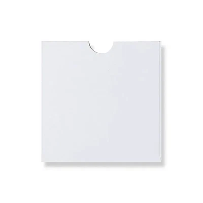 DRAGONTRADING® 10 x White CD DVD Disc Strong Cardboard Sleeves with Thumb-cut