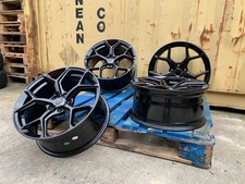 18" AUDI A3 RS6 Style Wheels Gloss Black ALLOY WHEELS FITS A3 S3 A4 S4 TT