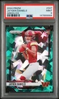 2024 PANINI PRIZM GREEN ICE #347 JAYDEN DANIELS ROOKIE RC PSA 9
