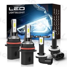 For Dodge Neon 1995-2001 Led Headlights Hilo Beam Fog Light Bulbs Combo