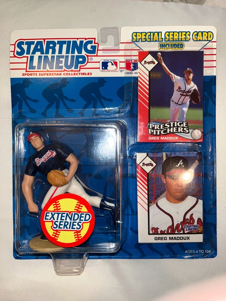 Starting Lineup Jordan, Dorsett, Ryan, Reggie, Maddux, Montana, Bird, Magic - Image 2 of 4