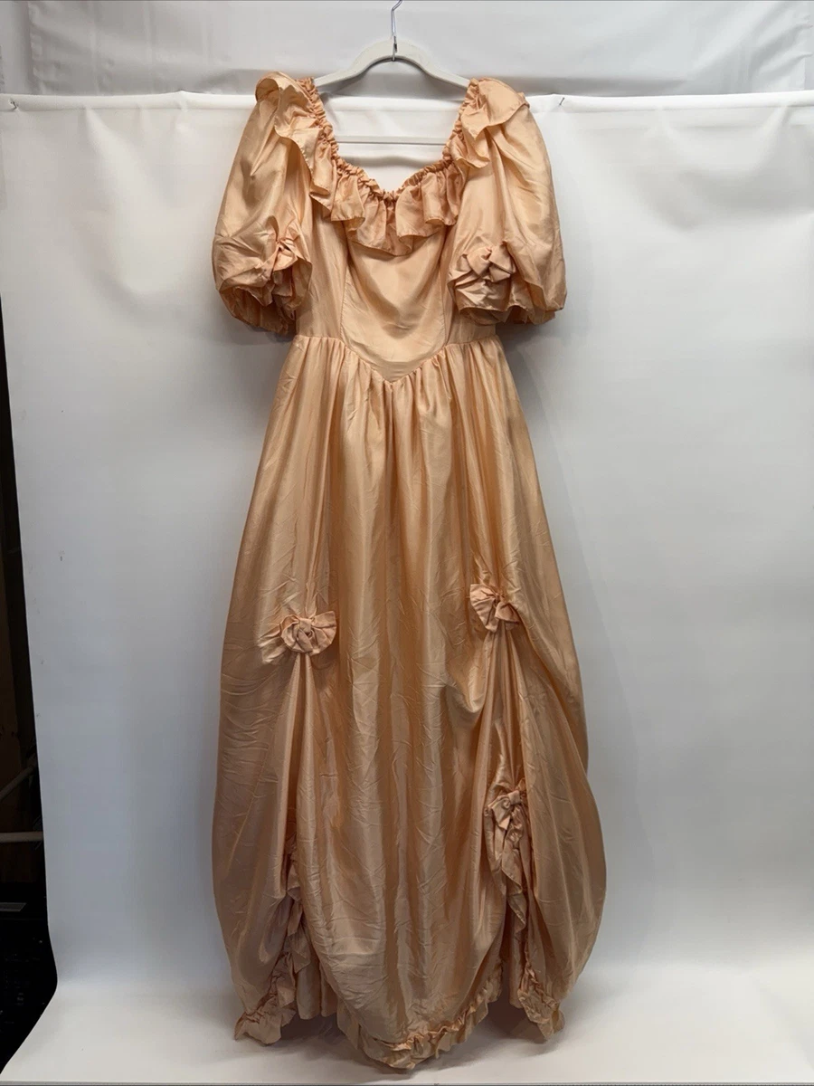 70s prom dresses for sale 70s Prom Dress Vintage Red White Polka Dot One Shoulder Deadstock