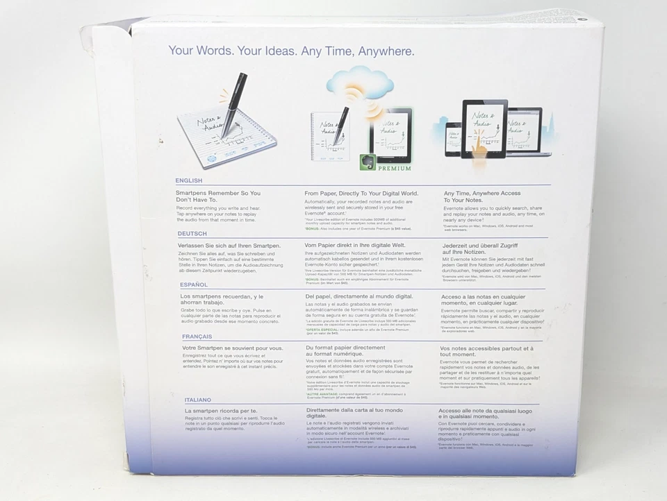 Sky Wifi Smartpen 8gb propack + Evernote Premium and Smartpen Open Box - Image 3 of 4