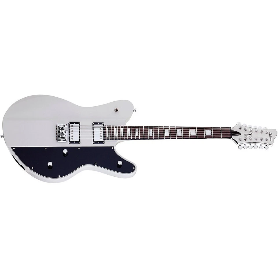 Schecter Guitar Research Robert Smith UltraCure XII Guitar Vintage White - Image 4 of 4