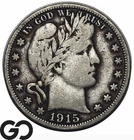 1915-S Barber Half Dollar