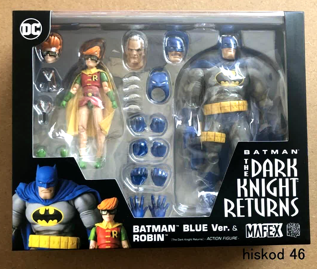 マフェックス No.139 BATMAN BLUE Ver. ＆ ROBIN MAFEX No. 139 Batman Blue Ver & Robin Figure The Dark Knight