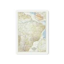 South America - Eastern (1955) (Map) Refrigerator Magnet