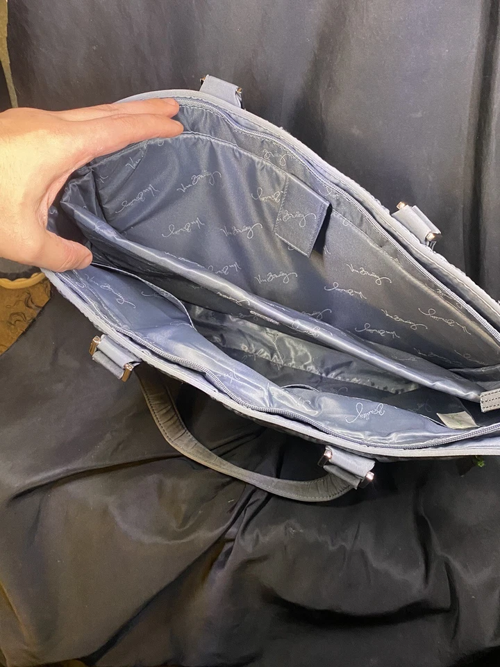 Bolso de Mano Vera Bradley para Computadora Portátil Azul Foto 4 de 4