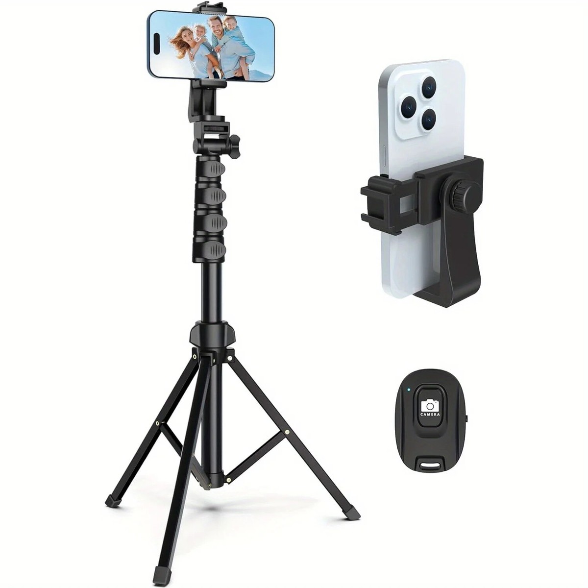 160cm Cell Phone Camera Stand Tripod with Remote Holder Video