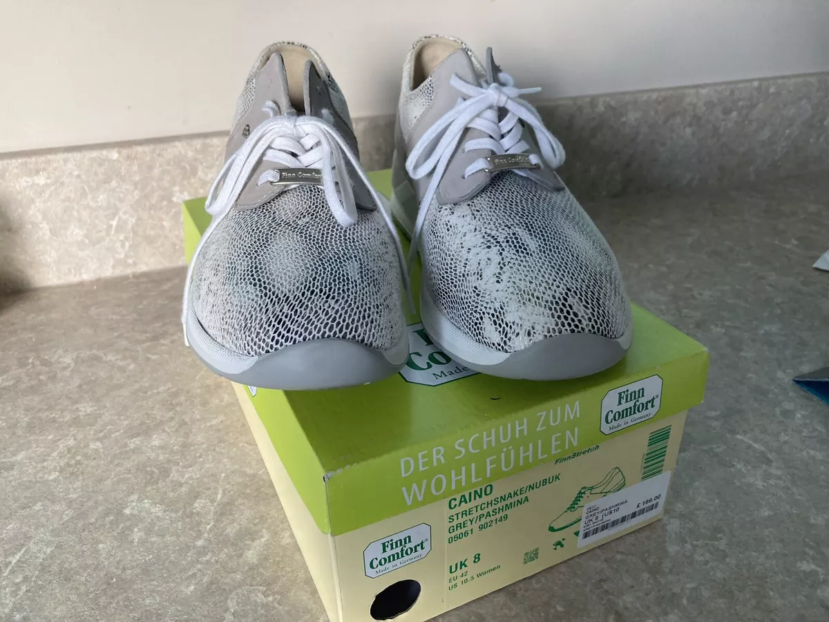 womens shoes Finn Comfort Nubuk Grey Barely Worn