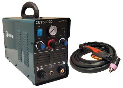 Plasma Cutter Simadre 5000D 50 Amp 110/220V 1/2'' Clean Cut Easy Power 60A Torch
