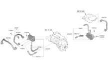 023 Genesis GV60 - 254n0gi000 Motor Oil Cooler Assembly Front