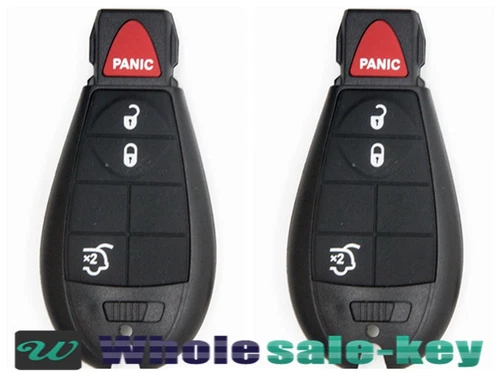 2 New Replacement Key Fob Keyless Entry Remote Hatch Transmitter for Fobik 4btn