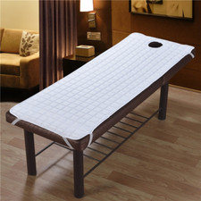 Massage Table Bed Sheet Elastic Quilted SPA Beauty Salon bed Cover with Hole