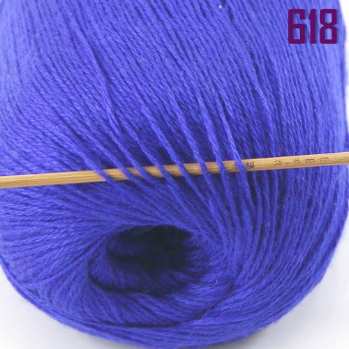 Sale New 1 Balls x 50gr Luxurious Soft Mongolian Cashmere Hand Knit Wool Yarn - Picture 26 of 47