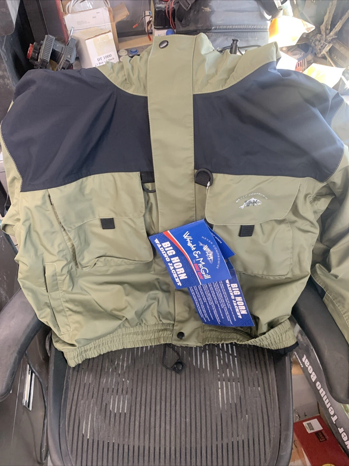 Eagle Claw Wright & Mcgill Essentials Big Horn Wading Jacket Men's Large Green
Opens in a new window