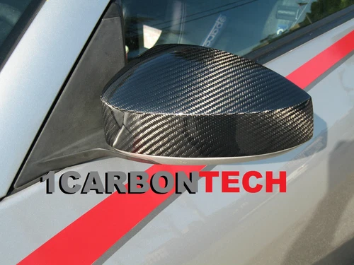 CARBON FIBER MIRROR COVER CAPS FITS 350Z 03-04-05-06-07-08 350-Z LEFT AND RIGHT